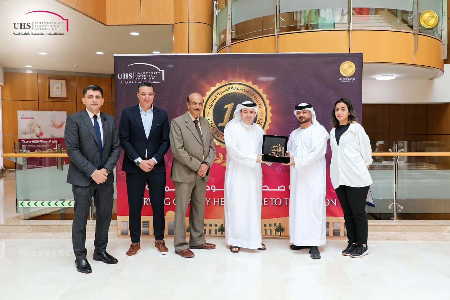 الشراكة الاستراتيجية بين مستشفى الجامعة بالشارقة ونادي الشارقة الرياضي