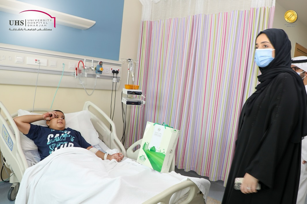  Visit of Sharjah Economic Development Department delegation to UHS Pediatrics Ward: