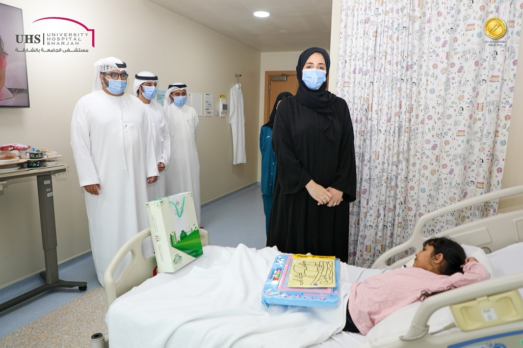  Visit of Sharjah Economic Development Department delegation to UHS Pediatrics Ward: