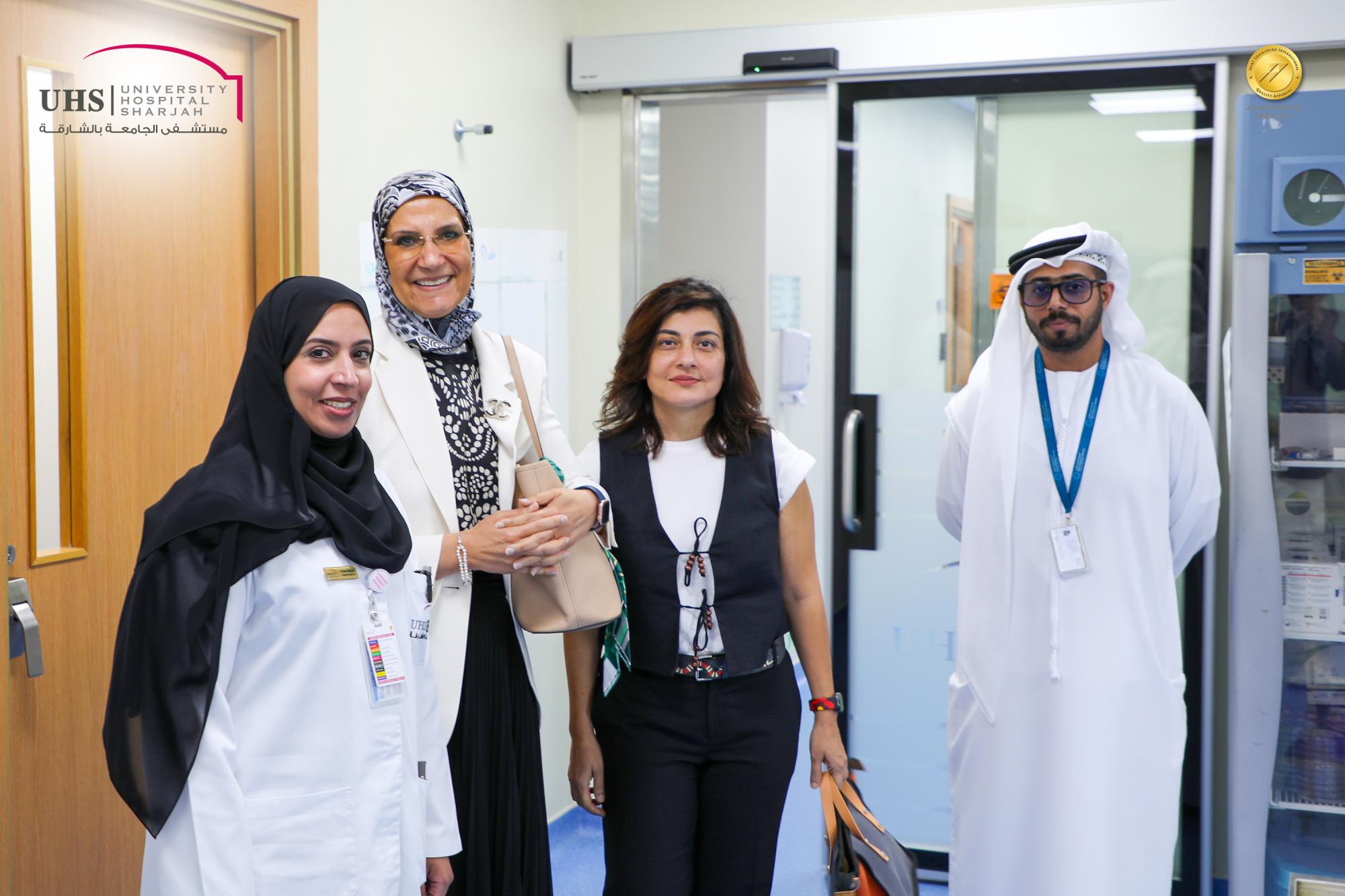 A visit by a delegation from the National Reference Laboratory