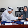 توقيع عقد بين مستشفى الجامعة بالشارقة ومركز الشارقة لصعوبات التعلم